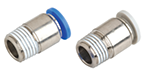 Compact One Touch Tube Fitting, Miniature Pneumatic Fitting, Push In Fitting